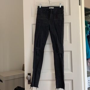 Madewell Black Jeans 24T high rise